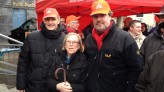 (v.l.) Landrat Michael Makiolla, Fraktionsvorsitzende der SPD im Kreistag Brigitte Cziehso, Michael Thews (MdB)